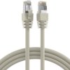 Patch cable, RJ45 plug, straight to RJ45 plug, straight, Cat 8.1, S/FTP, LSZH, 0.5 m, gray, K5528GR.0,5
