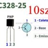 Tranzystor BC328-25; PNP; 25V; 800mA; 0,5W 10szt