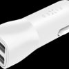 FIXCC15-2U-WH USB charger, 15.5 W, 5 V, 3 A, 2x USB-A car, white
