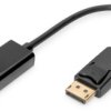 Converter, 0.2 m, black, DisplayPort 1.2 plug, straight to HDMI socket type A, straight, DB-340415-002-S