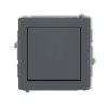 DECO Łącznik jednobiegunowy grafitowy mat 28DWP-1