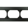 Ramka trzykrotna pozioma grafitowa
