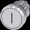 3SU1050-0AB60-0AC0 SIRIUS ACT push button, Ø 22 mm, white, 