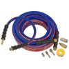 Sealey AHK02 Air Hose Kit Heavy-Duty 15mtr x Ø10mm with Connectors