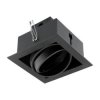Oprawa Podtynkowa Halogenowa Ruchoma GU10 ES111 Kwadratowa Czarna