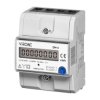 3-fazowy wskaźnik zużycia energii elektrycznej, 80A, dodatkowy wskaźnik, wyjście impulsowe, przycisk RESET, 2 moduły, DIN T,EM-6