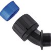 45° hose screw fitting, PG21, 23 mm, PA/TPE, IP66/IP67/IP68/IP69K, black, (L) 73 mm, 166-24009