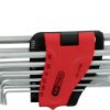 KS Tools 151.5100 wewnętrzny sześciokąt Zestaw kluczy trzpieniowych 1/16 cal, 5/64 cal, 3/32 cal, 1/8 cal, 5/32 cal, 3/1
