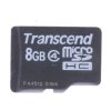 Karta Micro SD MicroSDHC, 8 GB Nie MLC, Transcend -25 → +85°C