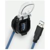 Lütze 493114.0300 USB 3.0 Mounting Socket F/M 90° 3m PVC Hinged Lid