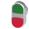 Siemens 3SU10513BB420AA0 3SU1051-3BB42-0AA0 Przycisk podwójny (S x W) 29.9 mm x 57.9 mm IP66, IP67, IP69/IP69K 1 szt.