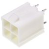 Listwa stykowa PCB 4-pinowe Mini-Fit Plus raster: 4.2 mm Prosty 2-rzędowe Molex Otwór przelotowy 600V W osłonie