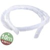 Quadrios 2111C142 Spiral Tube 4-50mm White Flexible & Halogen-Free