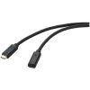 Renkforce RF-4755222 USB cable USB 3.2 Gen 2 USB-C 2m Black PVC