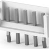 Pin header, 5 pole, pitch 2.5 mm, straight, natural, 440052-5