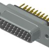 D-Sub socket, 26 pole, high density, equipped, straight, solder pin, 164A17219X