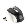 Mysz optyczna GEMBIRD bezprzewod srebno-czarna