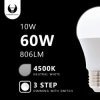 Żarówka LED E27 A60 10W 230V 4500K 806lm 3 stopniowe ściemnianie Forever Light