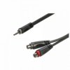 Przyłącze wtyk Jack 3.5mm - 2x gniazdo RCA