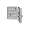 ALCO 893 Key cabinet 80 hooks light grey safe storage solution