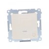 Simon 54 Przycisk /dzwonek/, szybkozłącza, kremowy DD1L.01/41