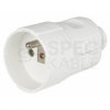 Gniazdo prądowe [2P+Z] 230V 16A białe na kabel PCE