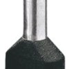 Zestaw tulejek połączeniowych długość 8mm Czarny średnica 2.3mm Izolowane Phoenix Contact