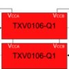 Automotive dual-supply fixed-direction six-channel voltage translator