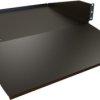 Keyboard/monitor shelf, steel, (W x H x D) 483 x 88 x 381 mm, 2 U, black, RKBM19BK1