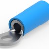 Insulated ring cable lug, 2.15 mm², AWG 14, 2.84 mm, M2.5, blue, 52274-1