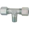 T screw-in fitting, R 1/8 o., Pipe exterior Ø 8, galvanised steel, 112186, V 113