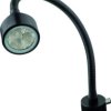 AO000318, lampa LED na gęsiej szyi, Ø65mm 400long, światło białe, 5W, 4000lx, 6000K, 12-28V DC, złącze M12 4pin
