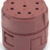 Socket contact insert, 9 pole, solder connection, straight, 73002725