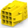 Connector, 9 pole, pitch 3.96 mm, straight, yellow, 177911-4