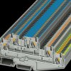 3002614 PE terminal block, PT 4-PE/L/N gray