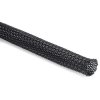 Polyester braided sleeve, inner Ø 15 mm, range 5-21 mm, black, halogen free, -50 to 150 °C, 170-80150, package with 10 meters