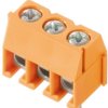 PCB terminal, 9 pole, pitch 3.5 mm, AWG 28-16, 10 A, screw connection, orange, 1912390000