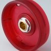 Rotary knob, 6 mm, PC, red, Ø 41 mm, H 14 mm, B8241063