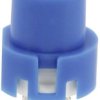 TRU COMPONENTS TC-D6BL Przycisk impulsowy TC-D6BL, 11.4 mm, 35 V/DC, 0.01 A, 1 szt.