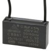 Kondensator rozruchowy do silnika 0,8µF 450VAC, CBB61, przewody 20 cm, 36 × 11 × 20 mm, EPERS