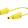 Przewód pomiarowy 66.2015-07524, 32A, 600 → 1000V, kolor: Żółty, dł. 75cm, Staubli