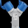 76236 CEE Camping Y adapter CEE plug > 2x CEE coupling