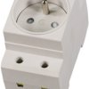 Built-in socket outlet, gray, 16 A/250 V, France, IP20, EK633.3