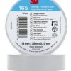 Winylowa taśma elektroizolacyjna 3M Temflex165, biała, 19 mm x 20 m