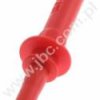 490-IEC-10A600V-RT Sonda probiercza z bezpiecznikiem 10A/600V, gniazdo bezpieczne 4mm, czerwona, ELECTRO-PJP, 490IEC10A600VRT