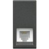 AXOLUTE Gniazdo telefoniczne RJ11 1 modułowe antracyt HS4258/11N LEGRAND