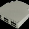FB5000 Fibre optic DIN rail splice box for LC or SC couplers