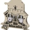 Fuse terminal block, 2 pole, 0.5-6.0 mm², 250 V, 6.3 A, 1012400000