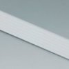 Cover strip, without recess, straight, PC, (W) 120 mm, gray, C2201201