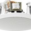 Głośnik sufitowy PA do zabudowy Monacor EDL-25, 94 dB, 100 - 14 000 Hz, 100 V, N/A, Kolor producenta: biały, 1 szt.
